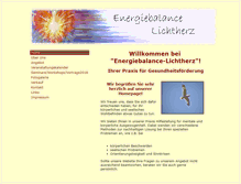 Tablet Screenshot of energiebalance-lichtherz.at